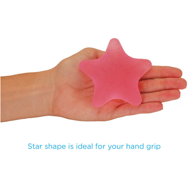 Hand Exercise Squeeze Star Soft Pink - Image 2