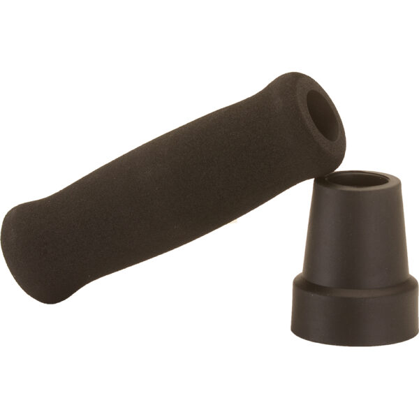 Tip and Grip Replacement Kit for Canes, Black